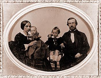 The Whaley family left to California from New York during the Gold Rush on January 1, 1849.